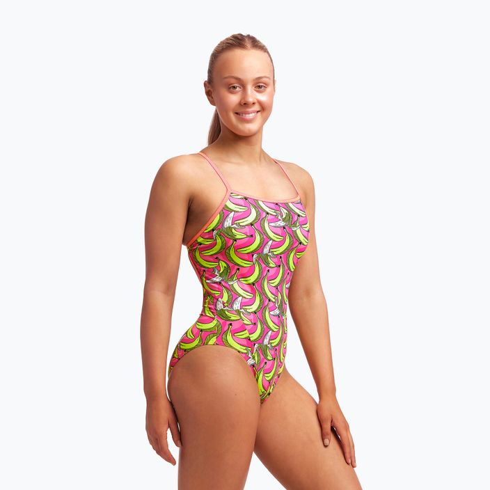 Moterų Funkita Vieno petnešėlės vieno gabalo maudymosi kostiumėlis Pink FS15L7154216 3