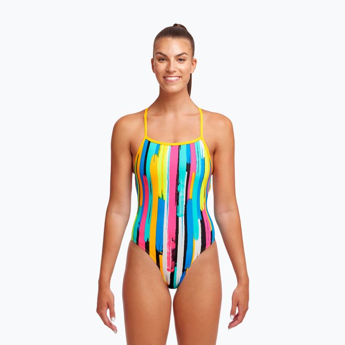 Funkita moteriškas vientisas maudymosi kostiumėlis su dirželiais, vienspalvis FS38L7148116 2