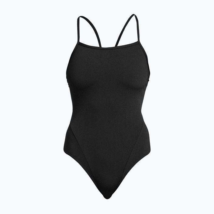 Moteriškas vientisas plaukimo kostiumėlis Funkita Single Strap One Piece still black