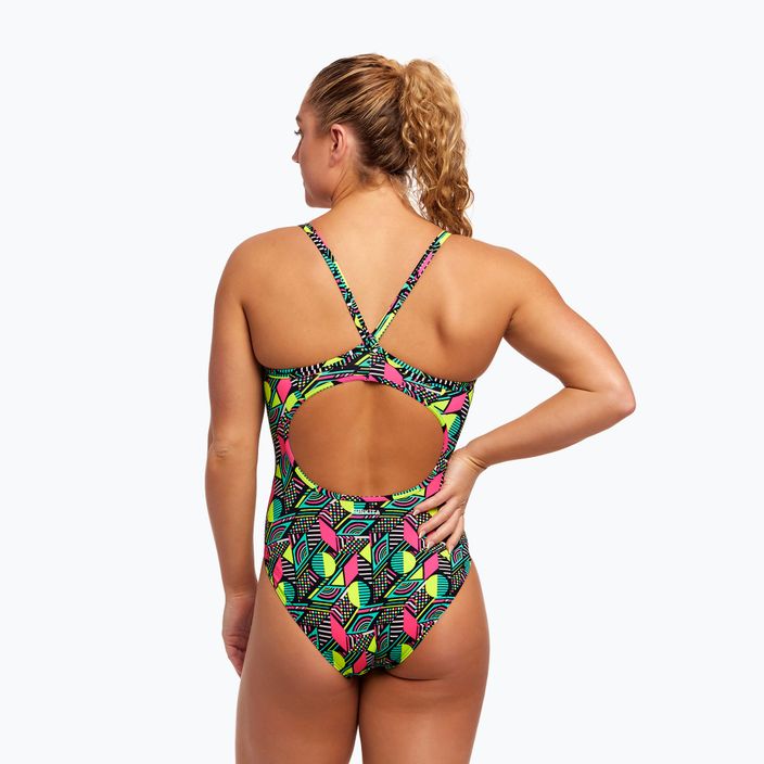 Moteriški vientisi maudymosi kostiumėliai Funkita Diamond Back One Piece dot matrix 7