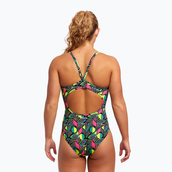 Moteriški vientisi maudymosi kostiumėliai Funkita Diamond Back One Piece dot matrix 8