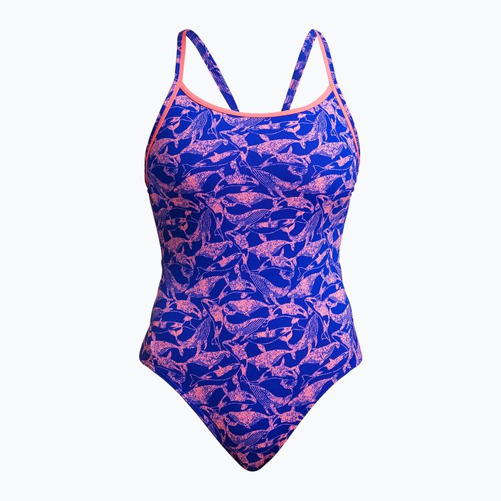 Moteriškas Funkita Diamond Back One Piece minky pinky maudymosi kostiumėlis