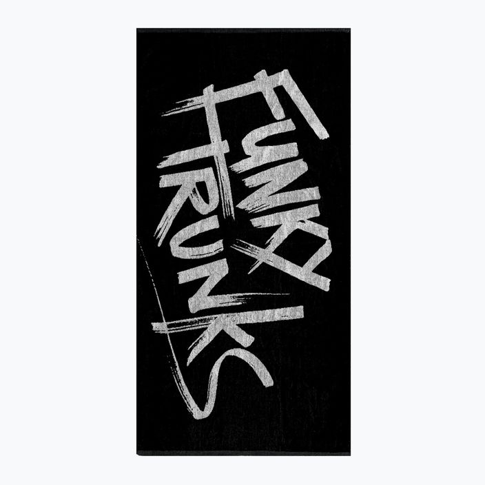 Funky Trunks Medvilninis žakardinis rankšluostis pažymėtas juoda spalva 4