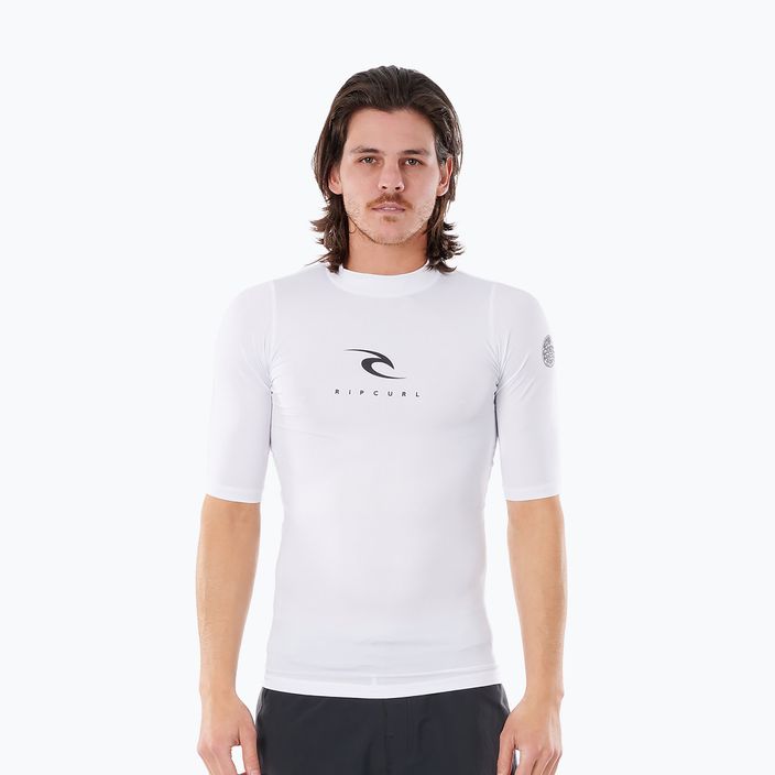 Rip Curl Corps vyriški maudymosi marškinėliai balti WLE3KM