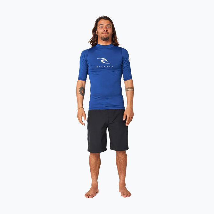 Rip Curl Corps 49 vyriški maudymosi marškinėliai tamsiai mėlyni 12JMRV 4