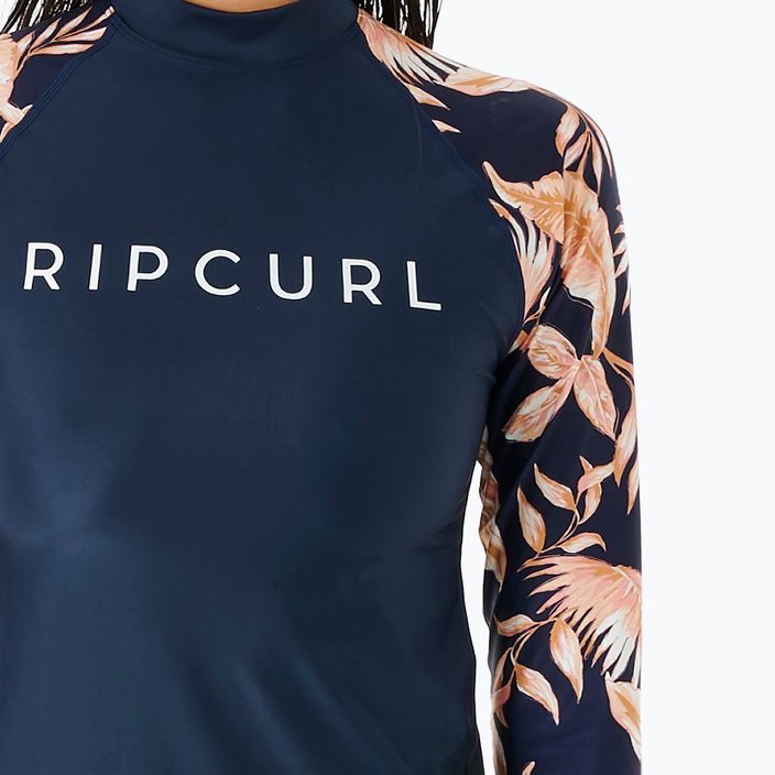 Rip Curl Always Summer Upf 50+ 49 moteriški maudymosi marškinėliai tamsiai mėlyni 147WRV 3