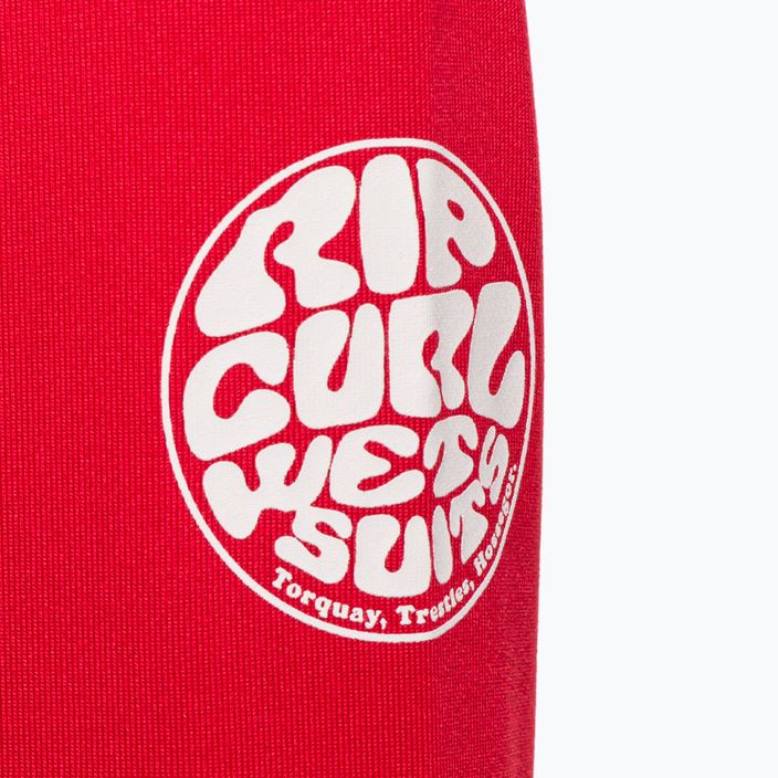 Rip Curl Corps Rash Vest 40 vaikiški maudymosi marškinėliai raudoni 11MBRV 4
