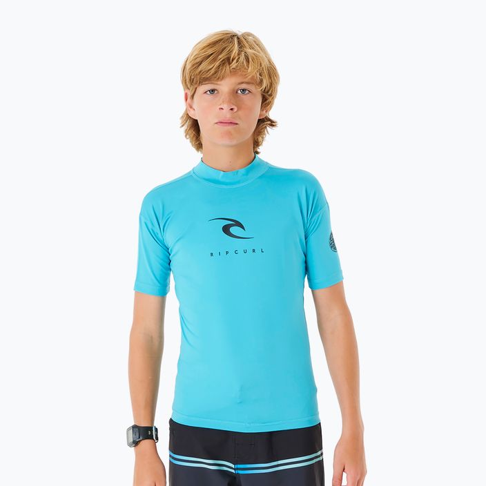 Rip Curl Corps Rash Vest 70 vaikiški maudymosi marškinėliai mėlyni 11NBRV