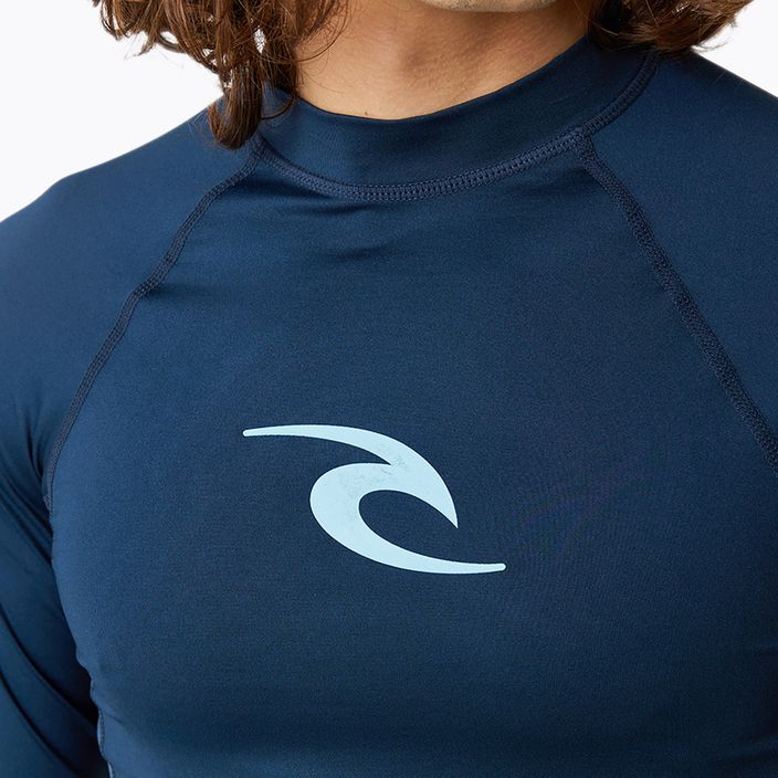 Vyriški plaukimo marškinėliai ilgomis rankovėmis Rip Curl Waves Upf Perf L/S dark navy 5