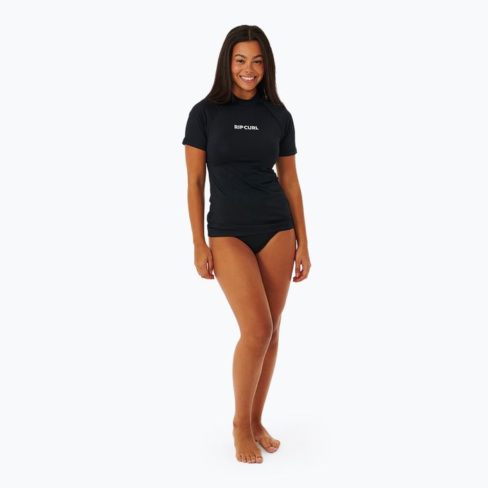 Moteriški maudymosi marškinėliai Rip Curl Classic Surf Upf Rashguard SS black 2