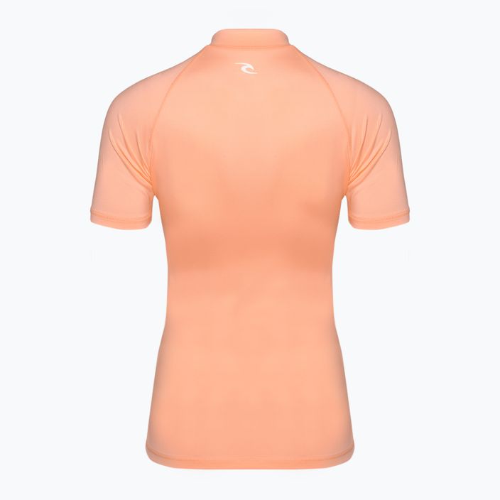 Moteriški maudymosi marškinėliai Rip Curl Classic Surf Upf Rashguard SS bright peach 2