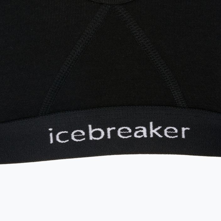 Icebreaker Sprite Racerback terminė liemenėlė juoda 8