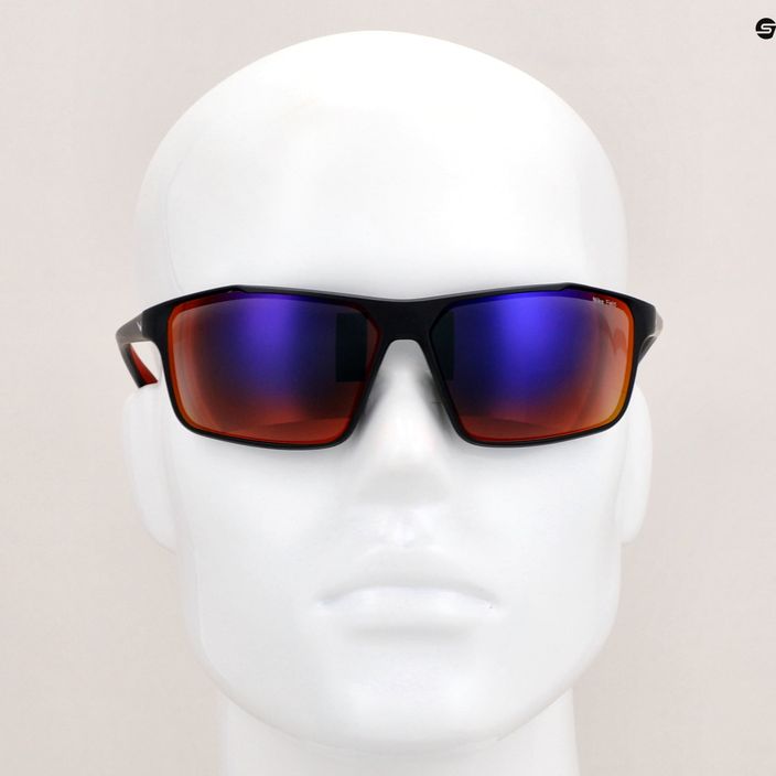 Vyriški akiniai nuo saulės "Nike Windstorm" matinės juodos/ gryno pltnm/ lauko atspalvio 4