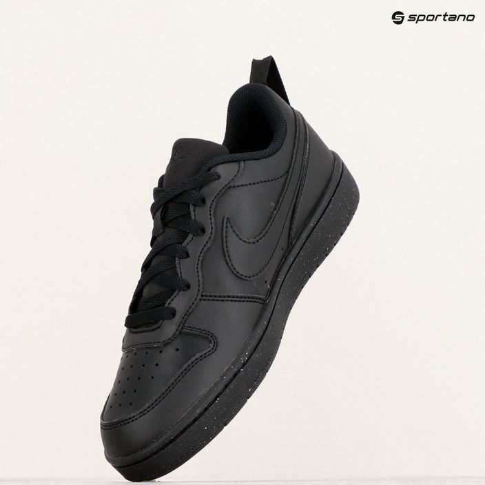 Moteriški batai Nike Court Borough Low Recraft black/black/black 9