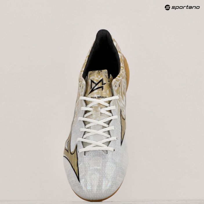 Vyriški futbolo batai Mizuno Αlpha Japan Md white/ge gold/black 14