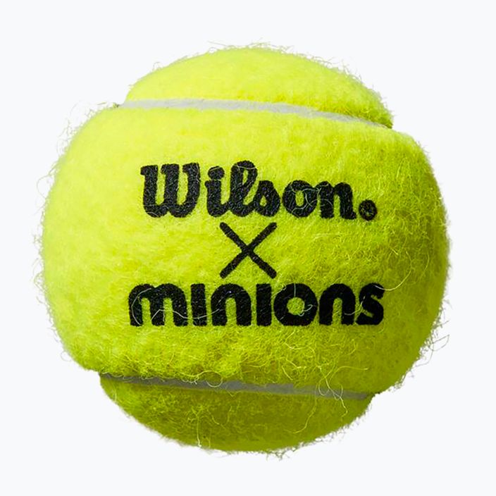 Wilson Minions Tennis vaikų teniso kamuoliukai 3 vnt. geltoni WR8202401 4
