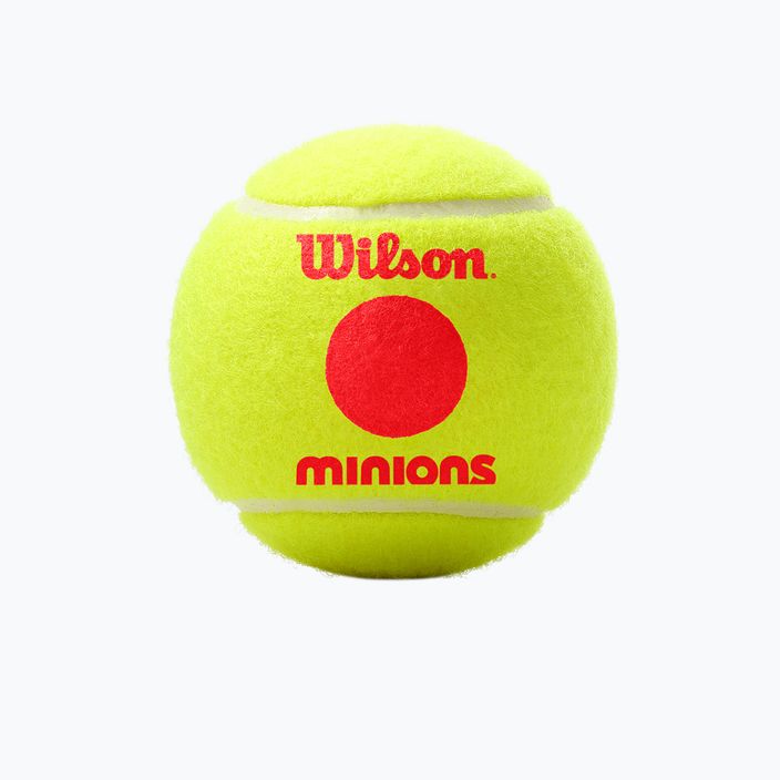 Wilson Minions Stage 3 vaikiški teniso kamuoliukai 3 vnt. geltoni WR8202701 3