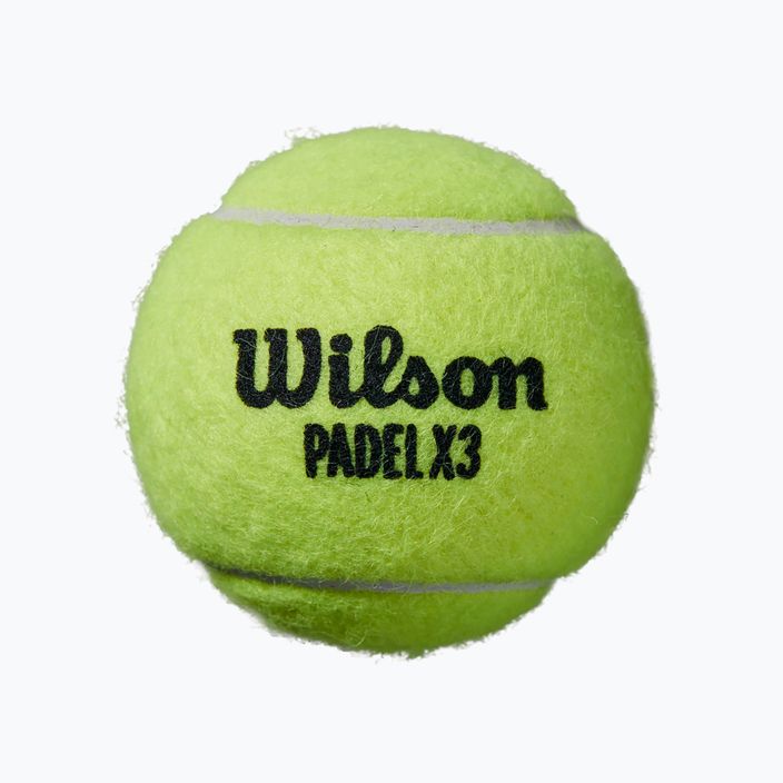 Wilson Padel Speed kamuoliukai 3 vnt. geltoni WR8901101001 2