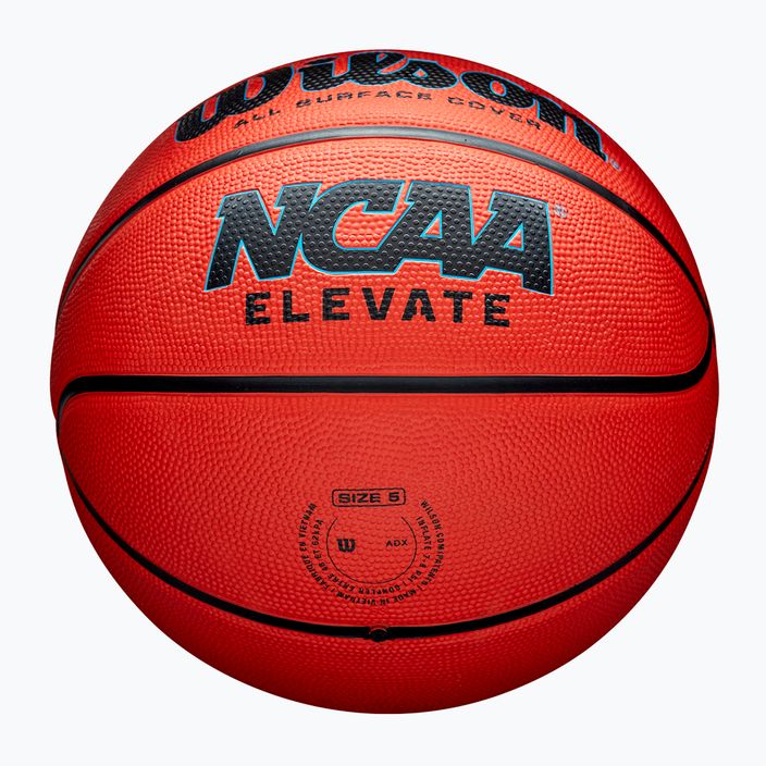 Krepšinio kamuolys Wilson NCAA Elevate orange/black dydis 7 5
