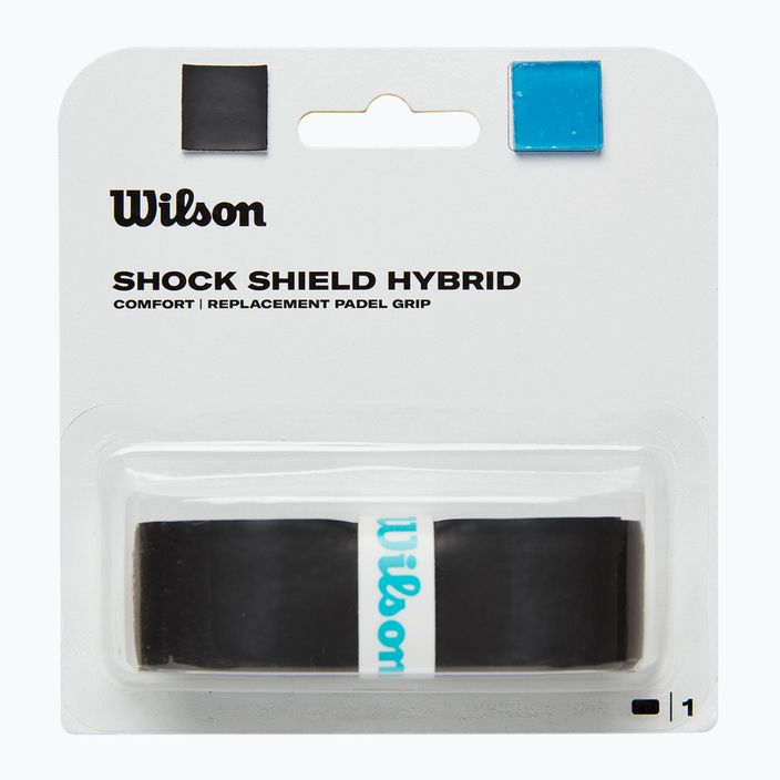 Padelio rakečių apvyniojimas Wilson Shock Shield Hyb Padel black 2
