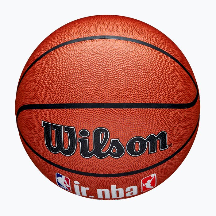 Krepšinio kamuolys Wilson NBA JR Fam Logo Indoor Outdoor brown dydis 7 4