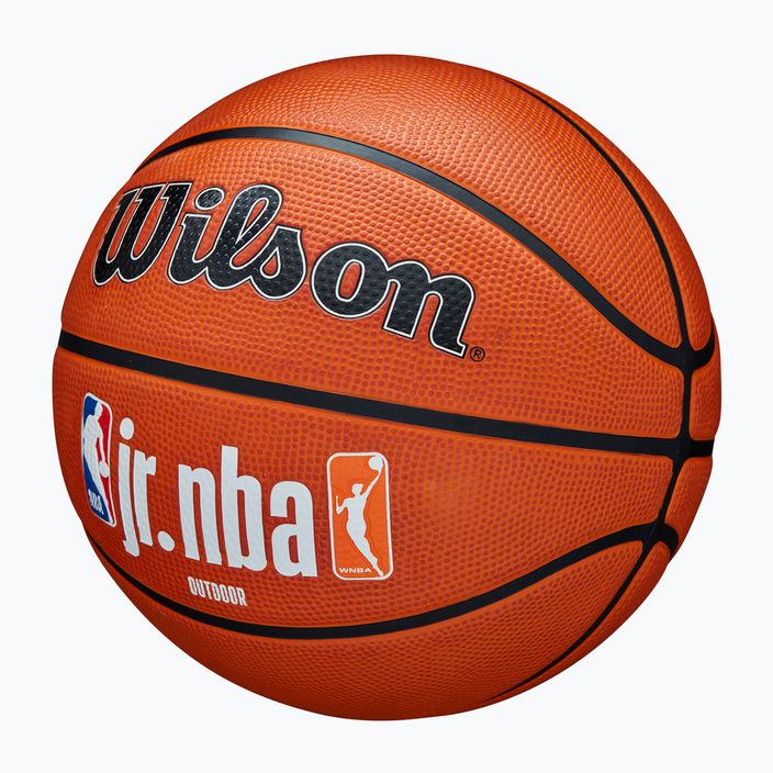 Krepšinio kamuolys Wilson NBA JR Fam Logo Authentic Outdoor brown dydis 6 3