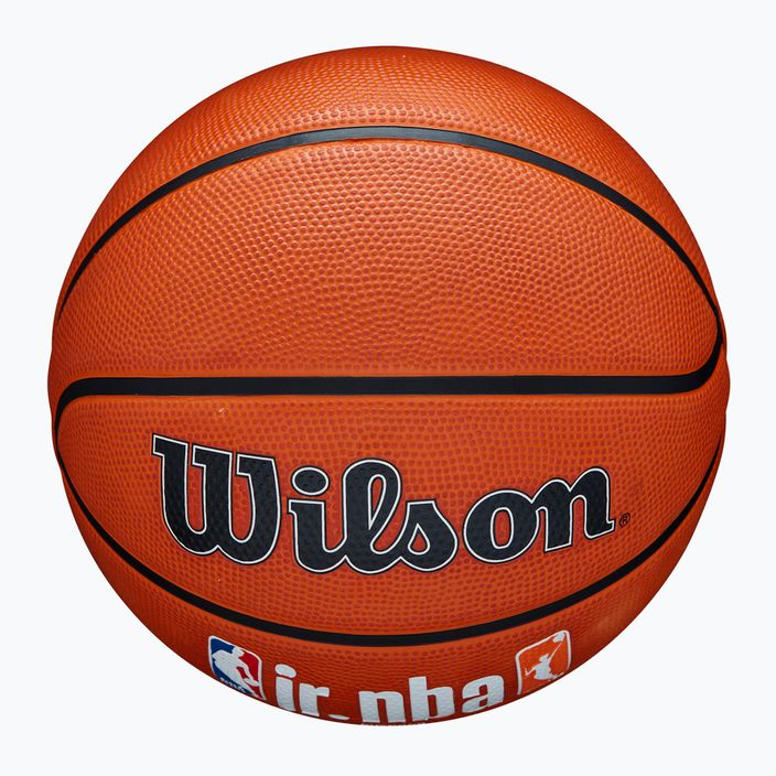 Krepšinio kamuolys Wilson NBA JR Fam Logo Authentic Outdoor brown dydis 7 4