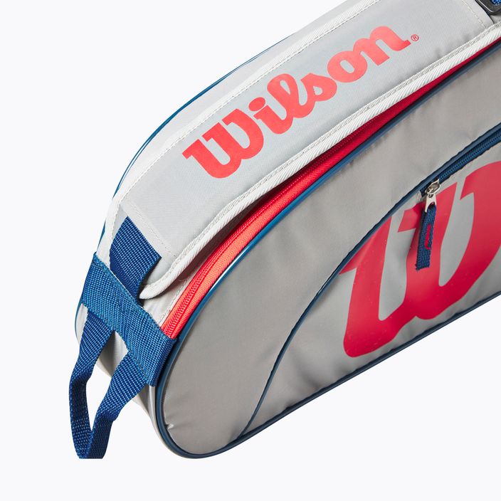 Wilson Junior 3 pakuočių vaikiškas teniso krepšys pilkos spalvos WR8023901001 4