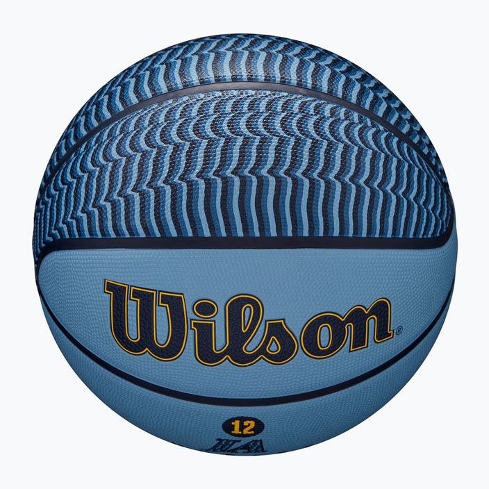 Krepšinio kamuolys Wilson NBA Player Icon Outdoor Morant blue dydis 7 4