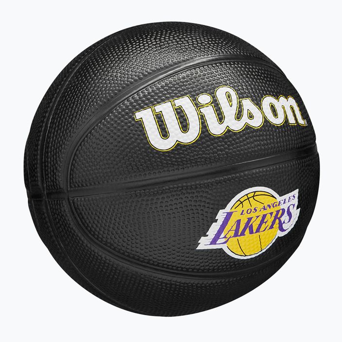 Wilson NBA Team Tribute Mini Los Angeles Lakers basketball WZ4017601XB3 dydis 3 2