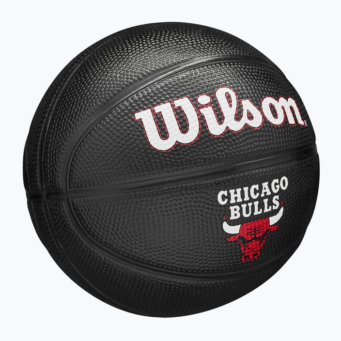Wilson NBA Team Tribute Mini Chicago Bulls krepšinio kamuolys WZ4017602XB3 dydis 3 2
