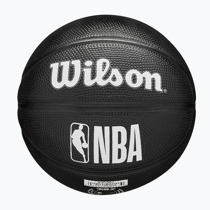 Wilson NBA Team Tribute Mini Brooklyn Nets basketball WZ4017604XB3 dydis 3 6
