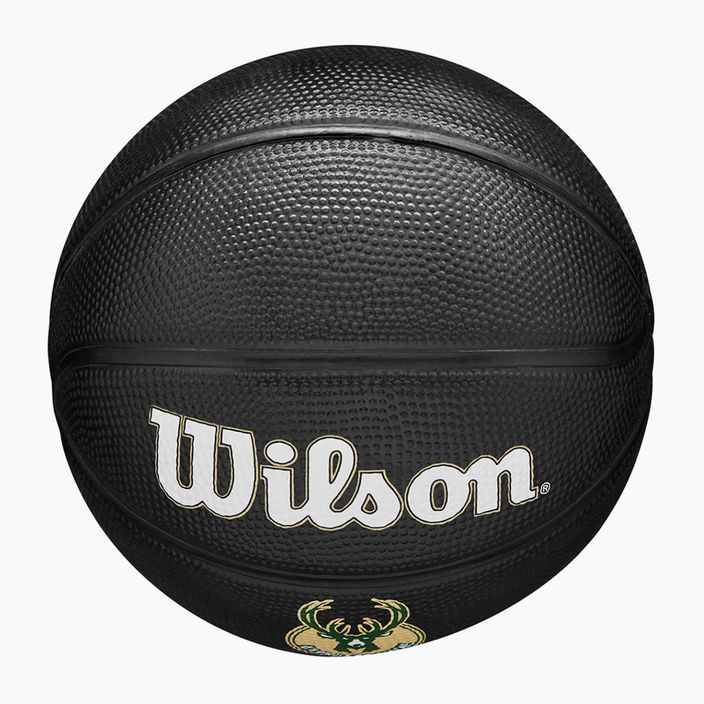 Wilson NBA Team Tribute Mini Milwaukee Bucks krepšinio kamuolys WZ4017606XB3 dydis 3 5