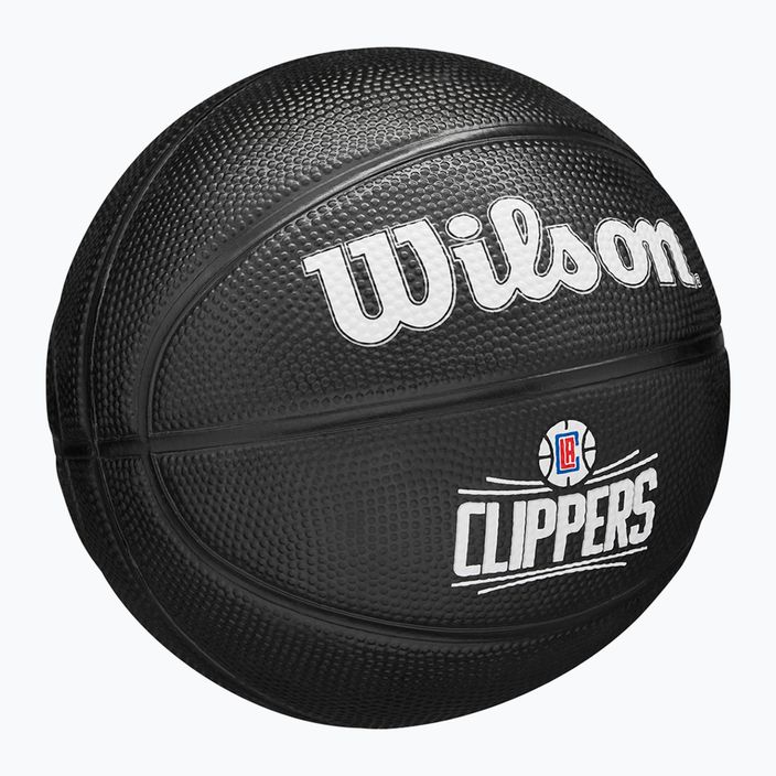 Wilson NBA Team Tribute Mini Los Angeles Clippers krepšinio kamuolys WZ4017612XB3 dydis 3 2