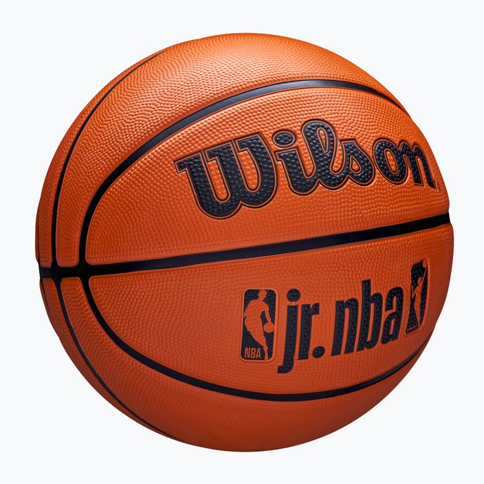 Krepšinio kamuolys Wilson NBA JR Drv Fam Logo brown dydis 6 2