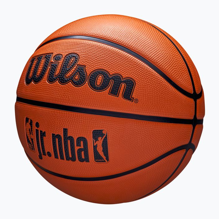Krepšinio kamuolys Wilson NBA JR Drv Fam Logo brown dydis 6 3