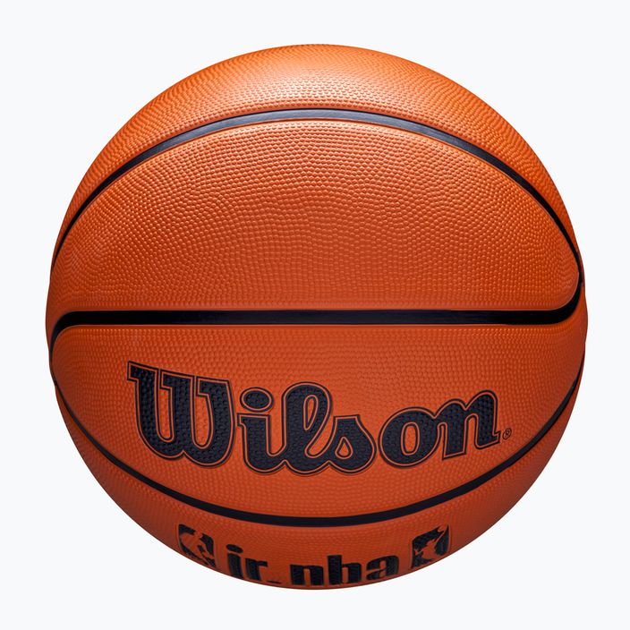 Krepšinio kamuolys Wilson NBA JR Drv Fam Logo brown dydis 6 4
