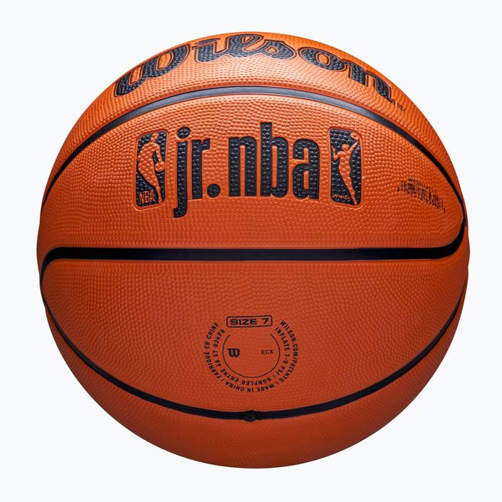 Krepšinio kamuolys Wilson NBA JR Drv Fam Logo brown dydis 6 5