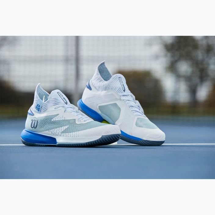 Vyriški teniso bateliai Wilson Kaos Rapide STF Clay white/sterling blue/china blue 7