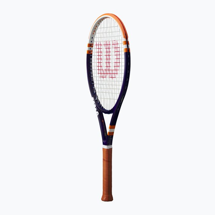 Wilson Blade 26 Roland Garros 2023 vaikiška teniso raketė tamsiai mėlyna ir oranžinė WR128010U 3