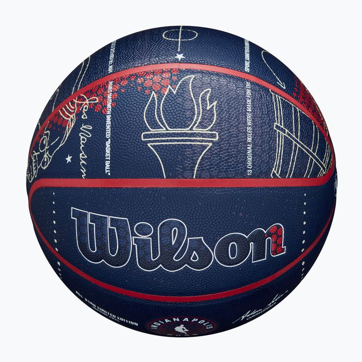 Krepšinio kamuolys Wilson 2024 NBA All Star Collector + dėžutė brown dydis 7 4