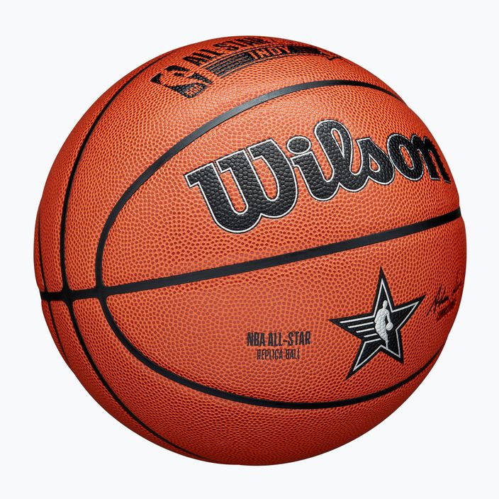 Krepšinio kamuolys Wilson 2024 NBA All Star Replica + dėžutė brown dydis 7 2