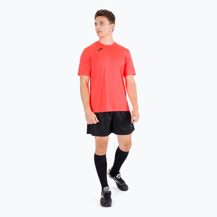 Joma Combi SS futbolo marškinėliai oranžiniai 100052 5