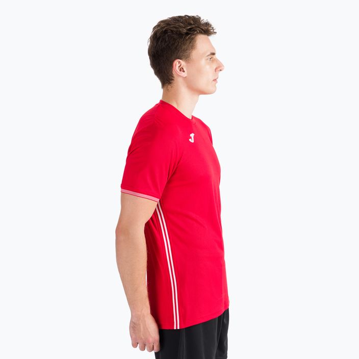 Joma Compus III vyrų futbolo marškinėliai raudoni 101587.600 2