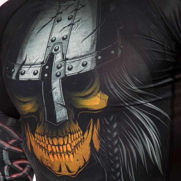 KSW Mad Viking vyriškas marškinėliai su ilgomis rankovėmis, juodi 4
