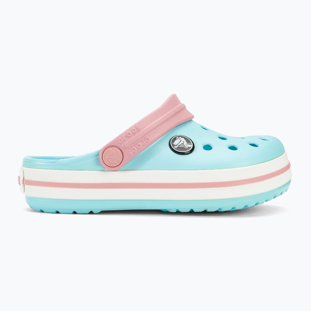 Vaikiškos šlepetės Crocs Crocband Clog ice blue/white 3