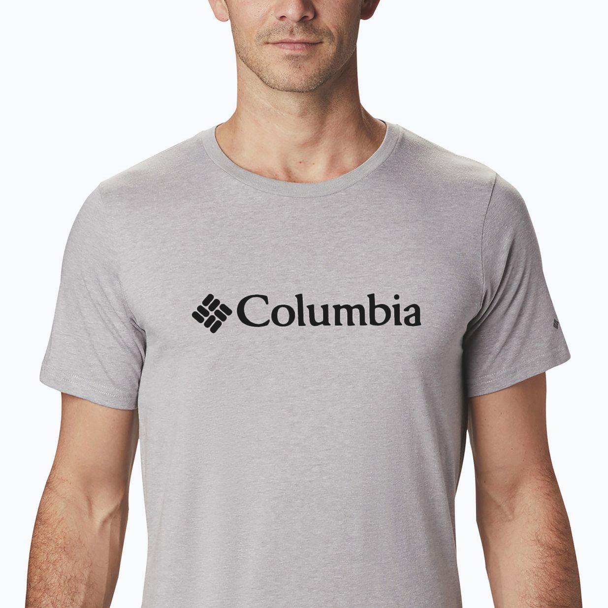 Vyriški marškinėliai Columbia CSC Basic Logo columbia grey heather 2