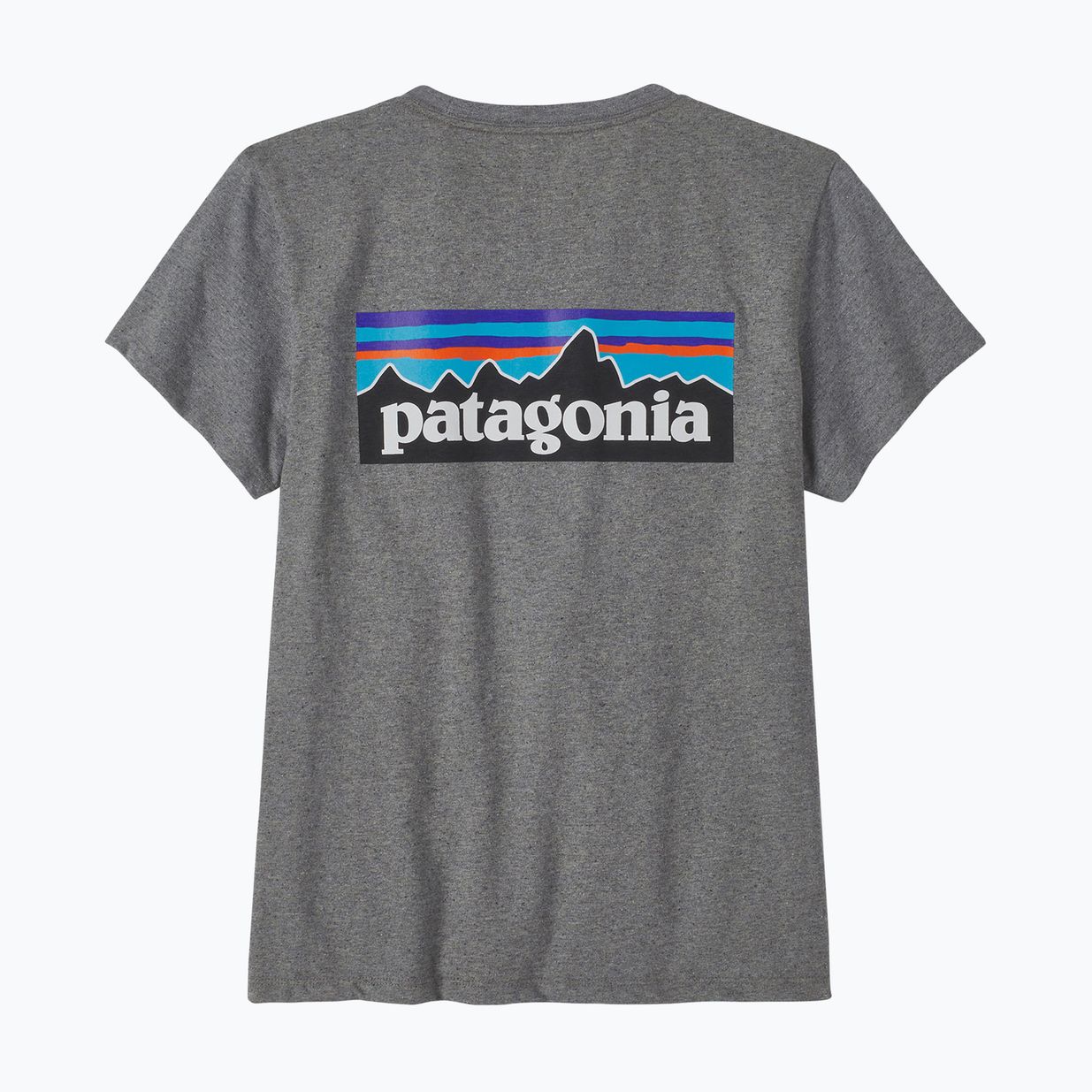 Moteriški Patagonia P-6 Logo Responsibili-Tee gravel heather trekking marškinėliai 5