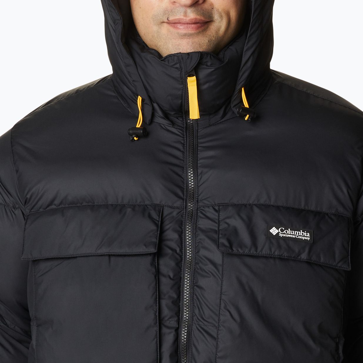 Columbia Ballistic Ridge Oversized juoda vyriška pūkinė striukė 6