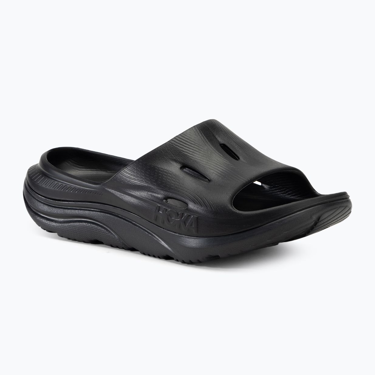 Vaikiškos šlepetės HOKA Ora Recovery Slide 3 black/black